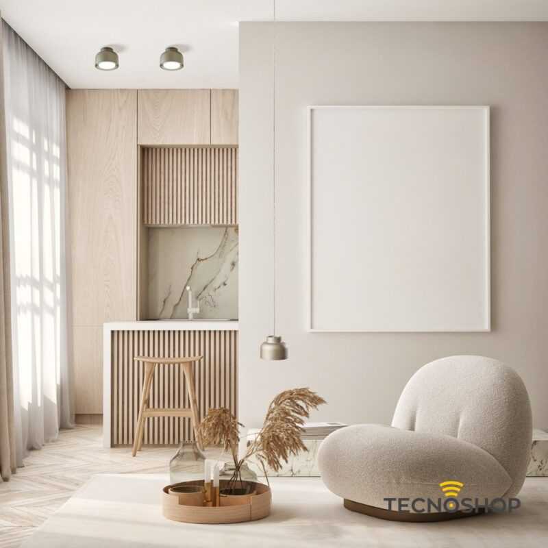 VIVIDA SOSPENSIONE "BOTTONE" 1xGX53 D.106mm SABBIA - immagine 4