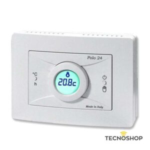 GECA CRONOTERMOSTATO GIORNALIERO ELETTRONICO "POLO 24" BIANCO