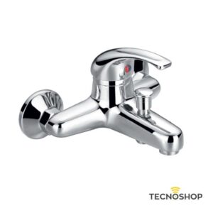 DUEMMEGGI MISCELATORE VASCA ESTERNO "PREMIERE" CROMATO CON DUPLEX E SET DOCCIA