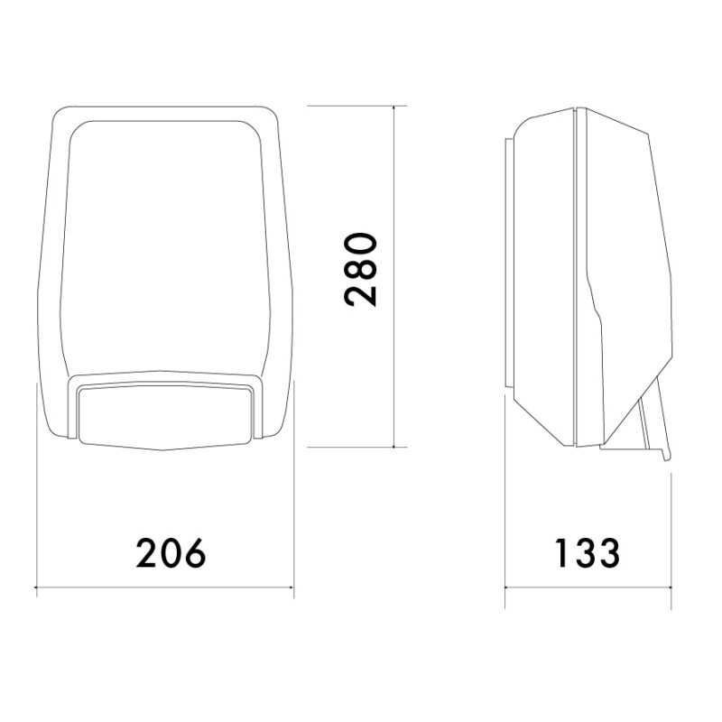 PERRY ASCIUGAMANI ARIA CON COMANDO A FOTOCELLULA SERIE ''EOLO'' - immagine 2