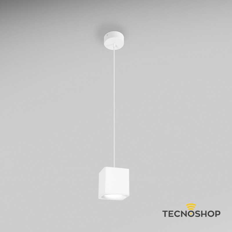 CENTURY SOSPENSIONE LED "QUBE" BIANCA 5W 450LM 4000K - immagine 2