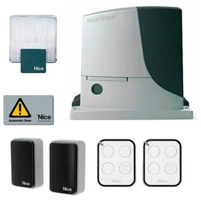 NICE KIT MOTORE SCORREVOLE "ROBUS1000" 24V PER CANCELLI FINO A 1000KG - immagine 2