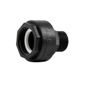 ITALTECNICA RACCORDO DRITTO IN PLASTICA 1'M X 1'F CON BOCCHETTONE