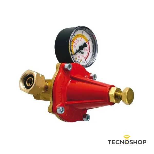 RIDUTTORE DI PRESSIONE 1° STADIO 12KG CON MANOMETRO - immagine 2