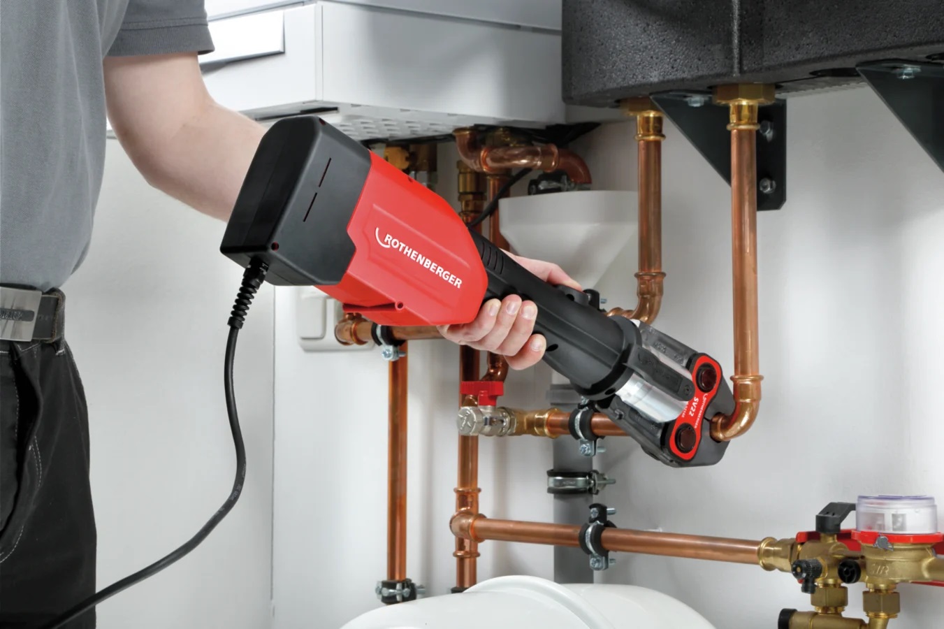 ROTHENBERGER PRESSATRICE ELETTRICA 220V ROMAX 3000 AC SENZA PINZE - immagine 3