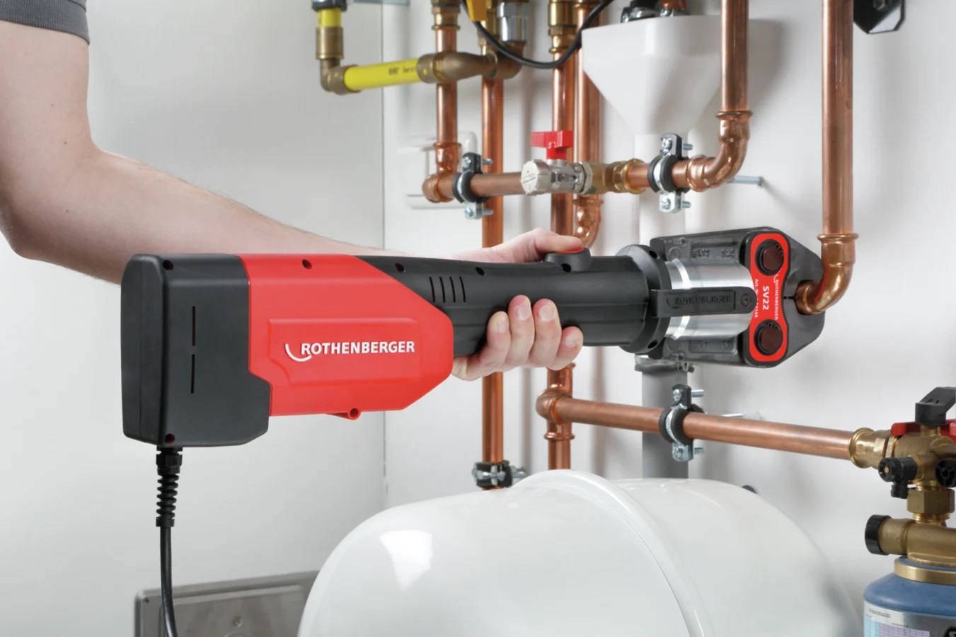 ROTHENBERGER PRESSATRICE ELETTRICA 220V ROMAX 3000 AC SENZA PINZE - immagine 4