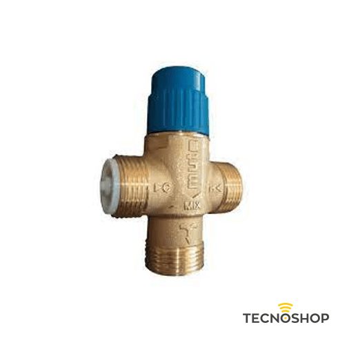MUT VALVOLA MISCELATRICE TERMOSTATICA CON BOCCHETTONI DA 1/2"