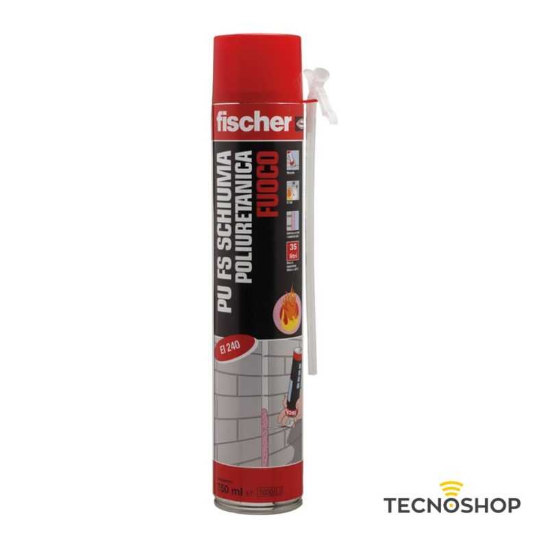 FISCHER SCHIUMA POLIURETANICA ANTIFUOCO MANUALE 750 ml