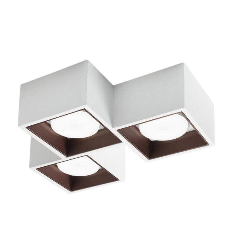 Lindby Efgenia faretto soffitto, 3 luci, Lampada da incasso, plafoniera