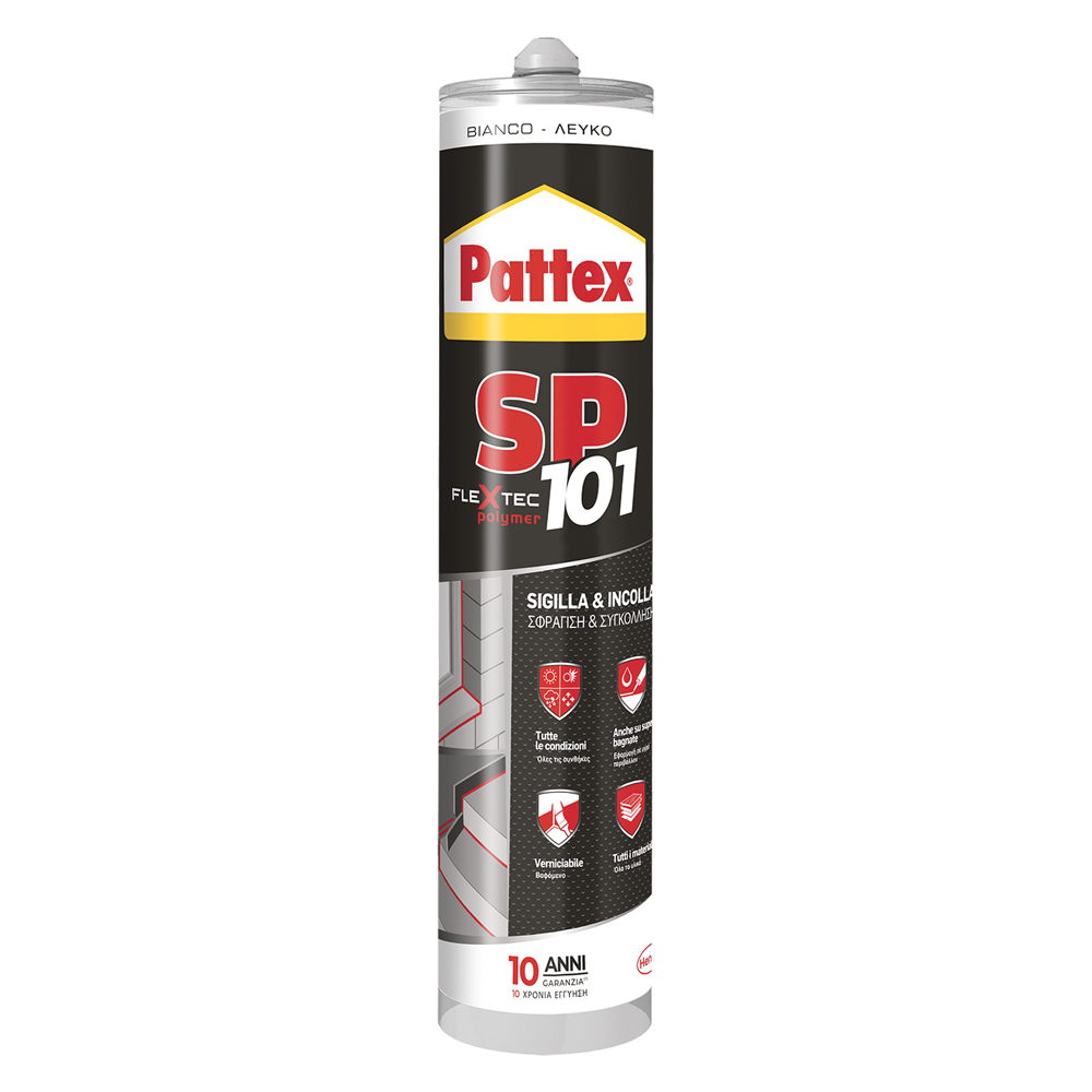 PATTEX SIGILLANTE E INCOLLANTE SP101 BIANCO 280ml
