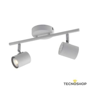 INTEC SPOT ZERO ORIENTABILE 2xGU10 BIANCO