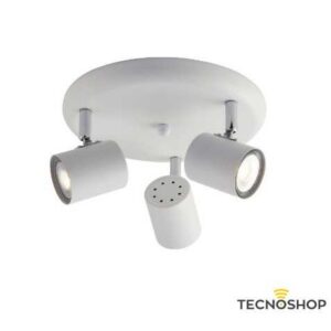 INTEC SPOT ROTONDO ORIENTABILE 3xGU10 BIANCO