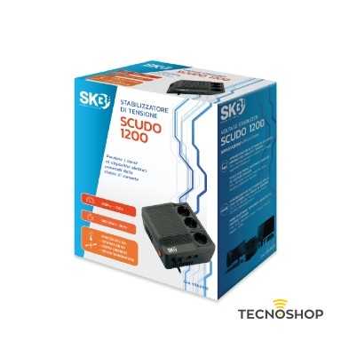 STABILIZZATORE DI TENSIONE 1200VA - immagine 2