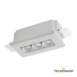 REDO FARETTO LED INCASSO “XSTONE” 11W 3000K GESSO/BIANCO