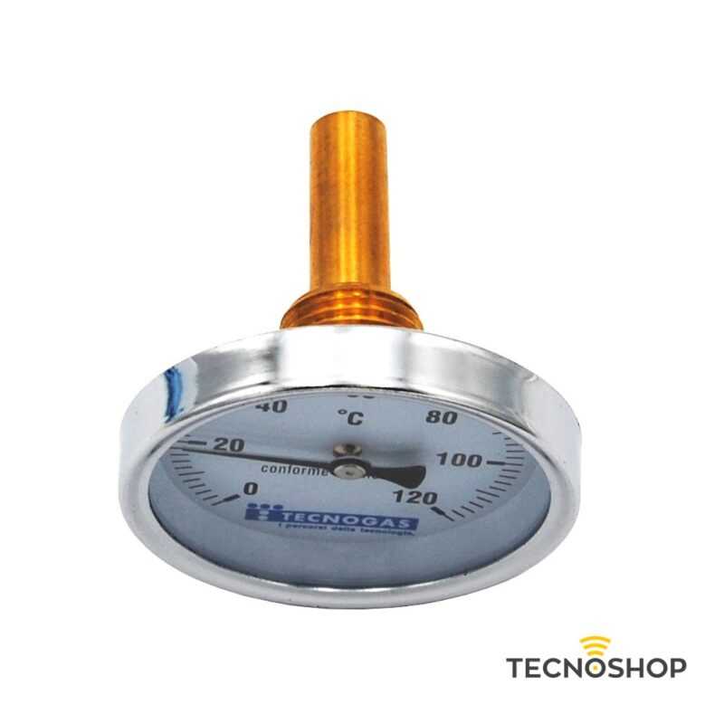 TECNOGAS TERMOMETRO AD IMMERSIONE ATTACCO POSTERIORE 50mm