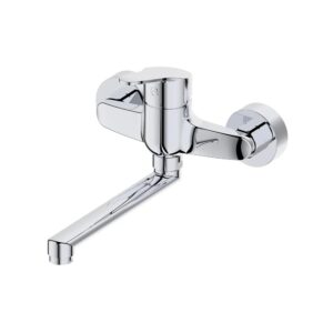 TECOM MISCELATORE LAVELLO A PARETE CROMATO SERIE TIMELESS