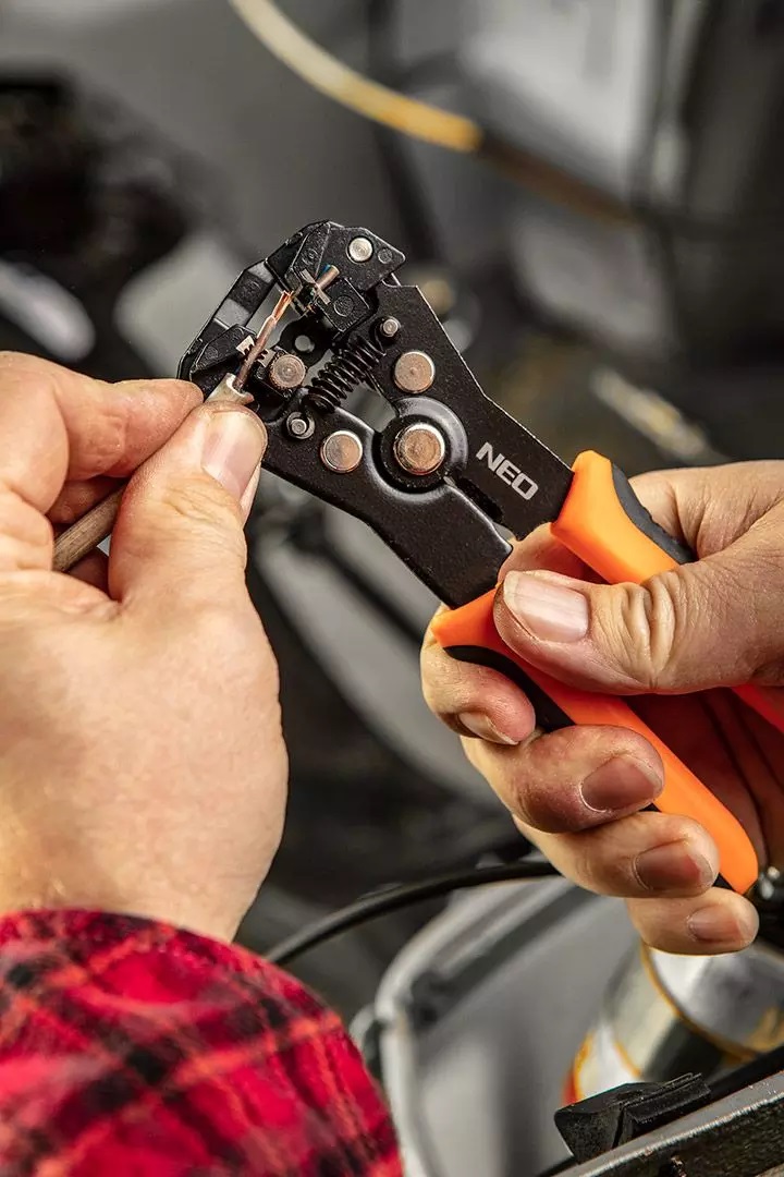 TOPEX PINZA SPELLACAVI FRONTALE 200mm AUTOMATICA - immagine 5