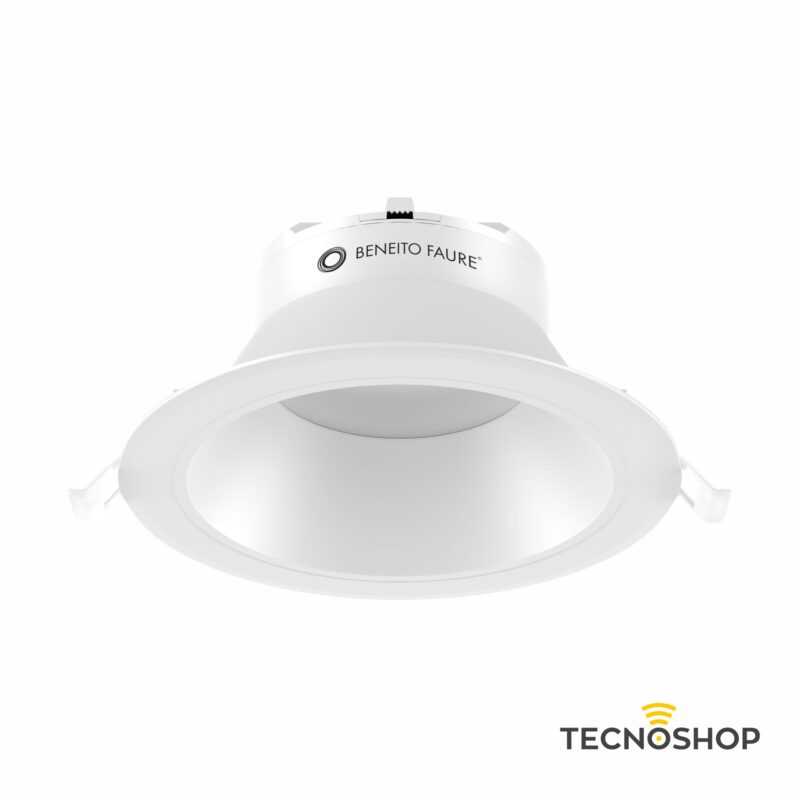 BENEITO FARETTO INCASSO "THESSIS" 25W TRICOLOR D.23mm BIANCO