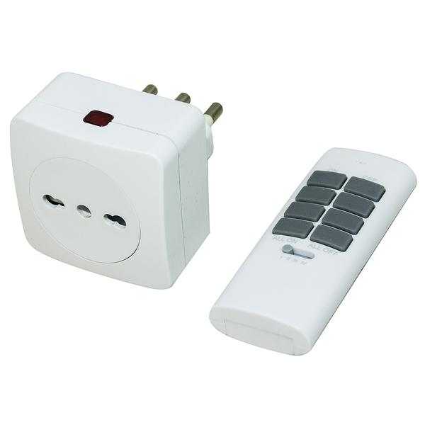 KIT PRESA 2000W + RADIOCOMANDO WIRELESS 12 CANALI