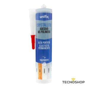UNIFIX CRYSTALLFIX ADESIVO POLIMERO TRASPARENTE 310ml