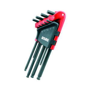 USAG SERIE 9 CHIAVI ESAGONALI MASCHIO CON TESTA SFERICA