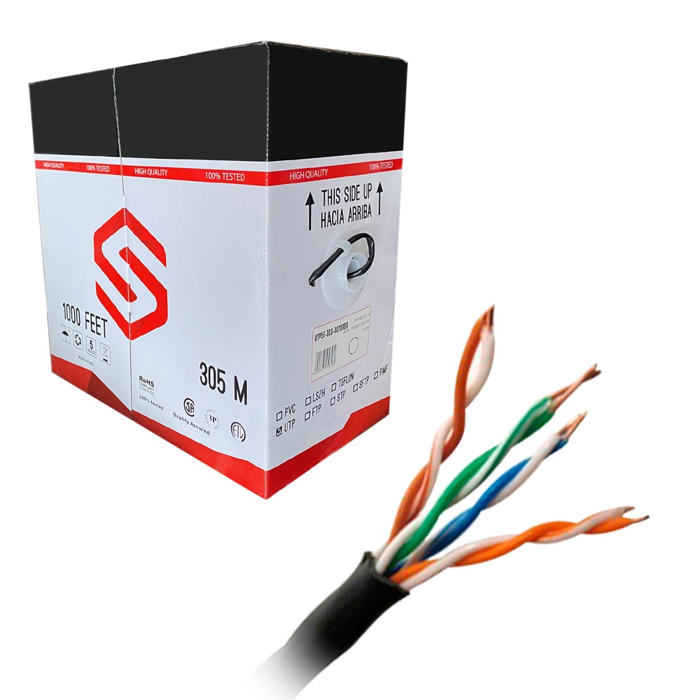 SAFIRE CAVO UTP CAT5E RAME PURO OUTDOOR - immagine 2