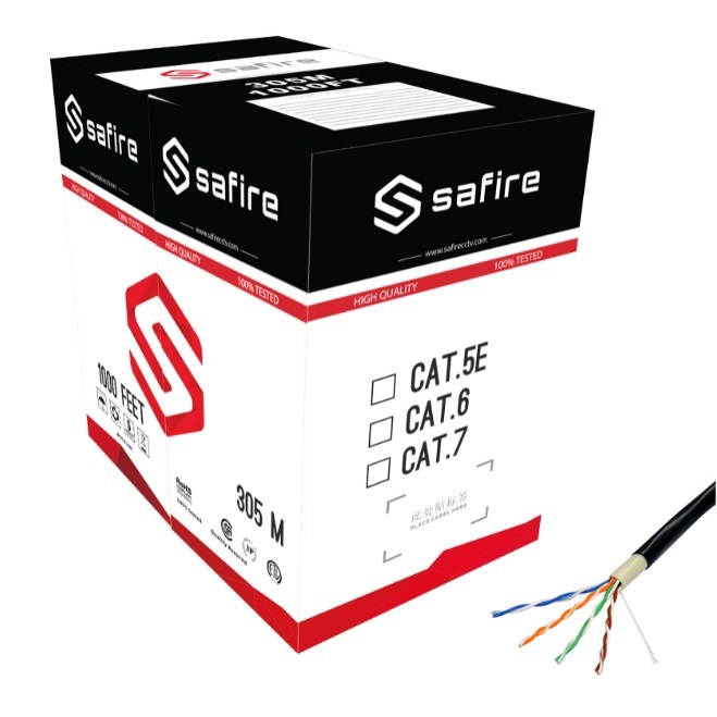 SAFIRE CAVO UTP CAT6 RAME PURO OUTDOOR - immagine 2