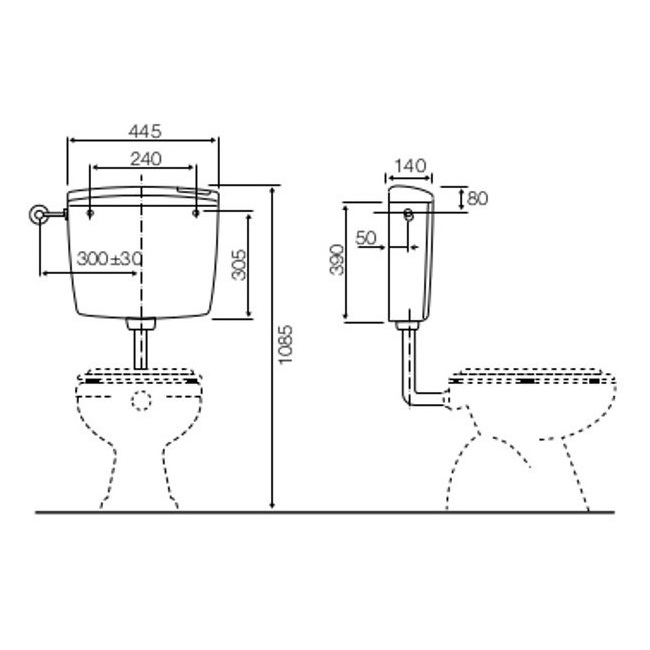 VALSIR CASSETTA PERK BIANCA CON 1 TASTO COIBENTATA - immagine 3