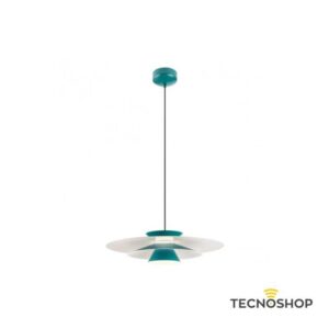 SOSPENSIONE FARGO 16,5W 3000K1850LM Ø50 BIANCO MATT/VERDE MATT