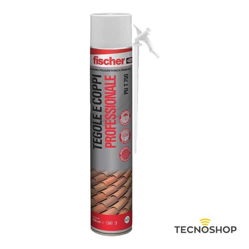 FISCHER SCHIUMA POLIIURETANICA MANUALE PER COPPI E TEGOLE DA 750ml