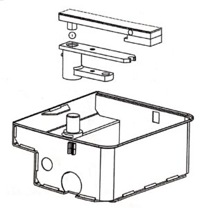 V2 LEVA PER APERTURA 110ยฐ + SBLOCCO PER INTERRATI VULCAN