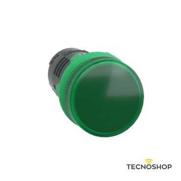 SCHNEIDER LAMPADA LED SPIA VERDE Ø 22mm 24V