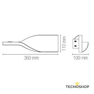 INTEC APPLIQUE IN GESSO BIEMISSIONE "PIROETTE" 36cm R7S - immagine 5