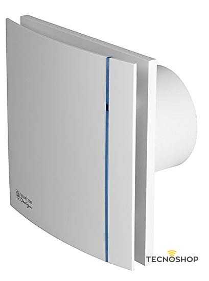 S&P SILENT-100 CHZ ASPIRATORE ELICOIDALE DA BAGNO TEMPORIZZATORE + IGROSTATO - immagine 3