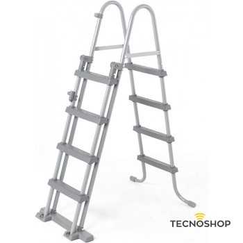 BESTWAY PISCINA TONDA 457x122cm CON FILTRO-SCALETTA E TELO - immagine 3