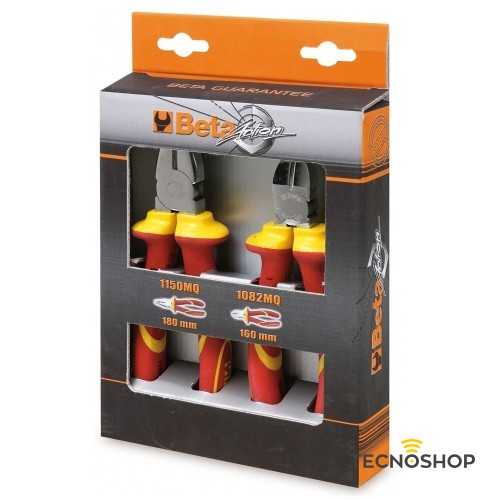 BETA ASSORTIMENTO DI UNA PINZA UNIVERSALE E 1 TRONCHESE ISOLATO 1169MQ/D2