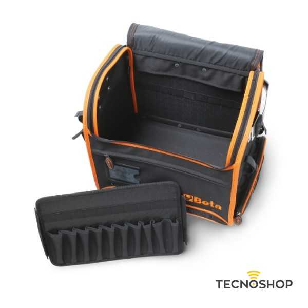 BETA TROLLEY PORTAUTENSILI IN TESSUTO TECNICO PER ELETTRICISTI 430x290x440mm - immagine 3
