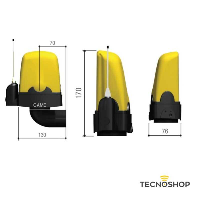 CAME LAMPEGGIANTE LED 001KLED24 24V AC/DC - immagine 3