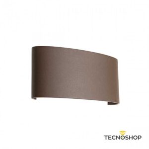 REDO APPLIQUE DA ESTERNO LED MOD. FABO 6W 300LM 3000K CORTEN