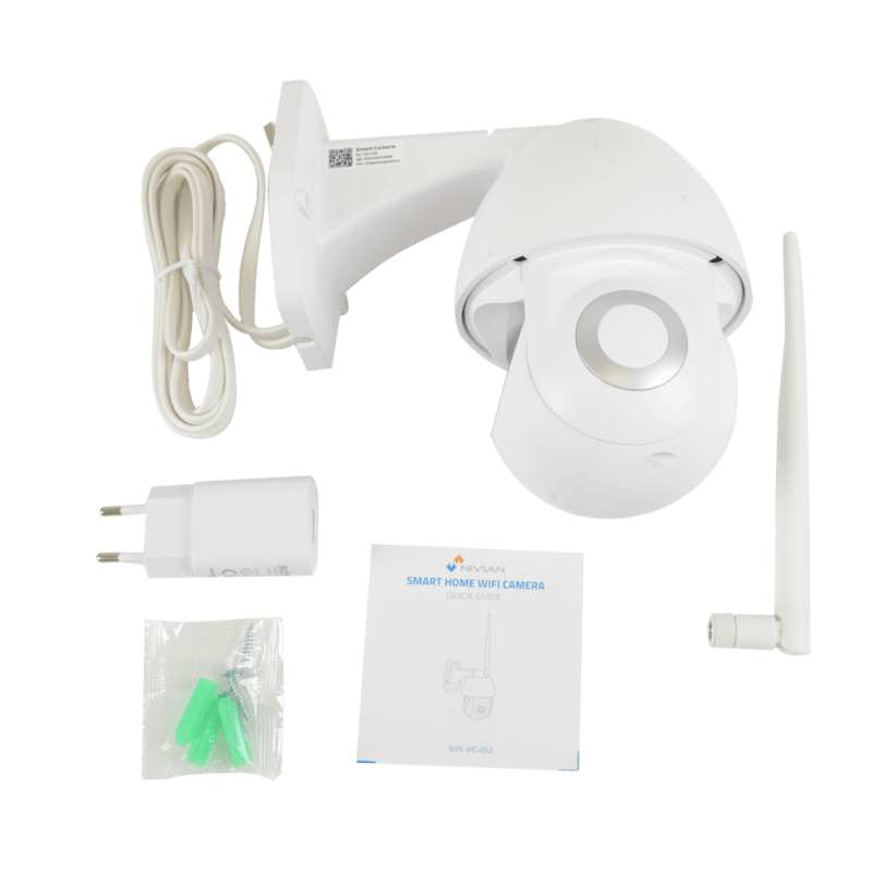 NIVIAN TELECAMERA SMART WI-FI 2K 3MPX MOTORIZZATA IP65 - immagine 2