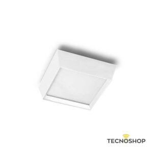 LEDS PLAFONIERA "PRISMA" 2xE27 BIANCA 300x300mm