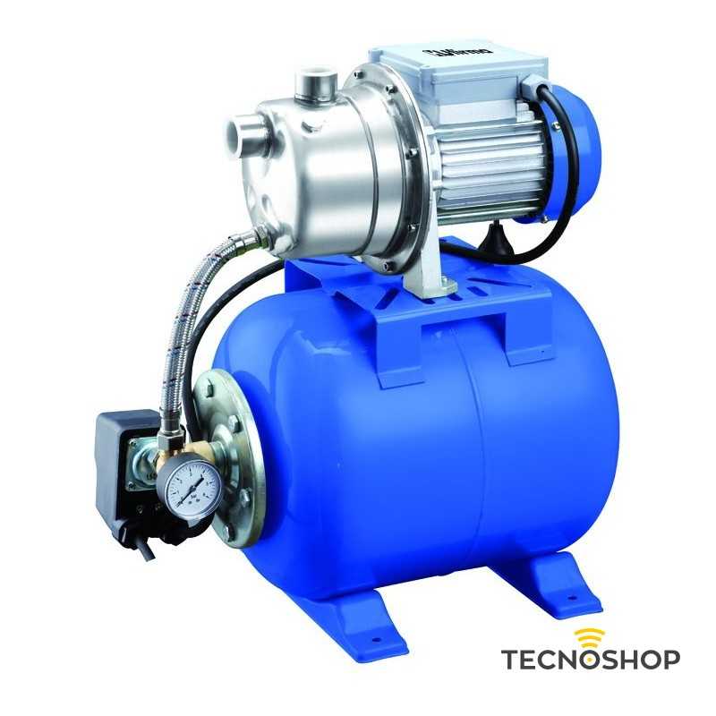 HU-FIRMA ELETTROPOMPA 800W 1"F CON VASO ORIZZONTALE 24LT