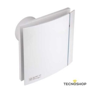 S&P SILENT-100 CHZ ASPIRATORE ELICOIDALE DA BAGNO TEMPORIZZATORE + IGROSTATO