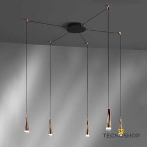 SOSPENSIONE TWIST 18W 3000K 1450LM ORO