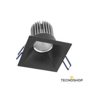 ARELUX XKONE FARETTO QUADRATO NERO OPACO 1xGU10