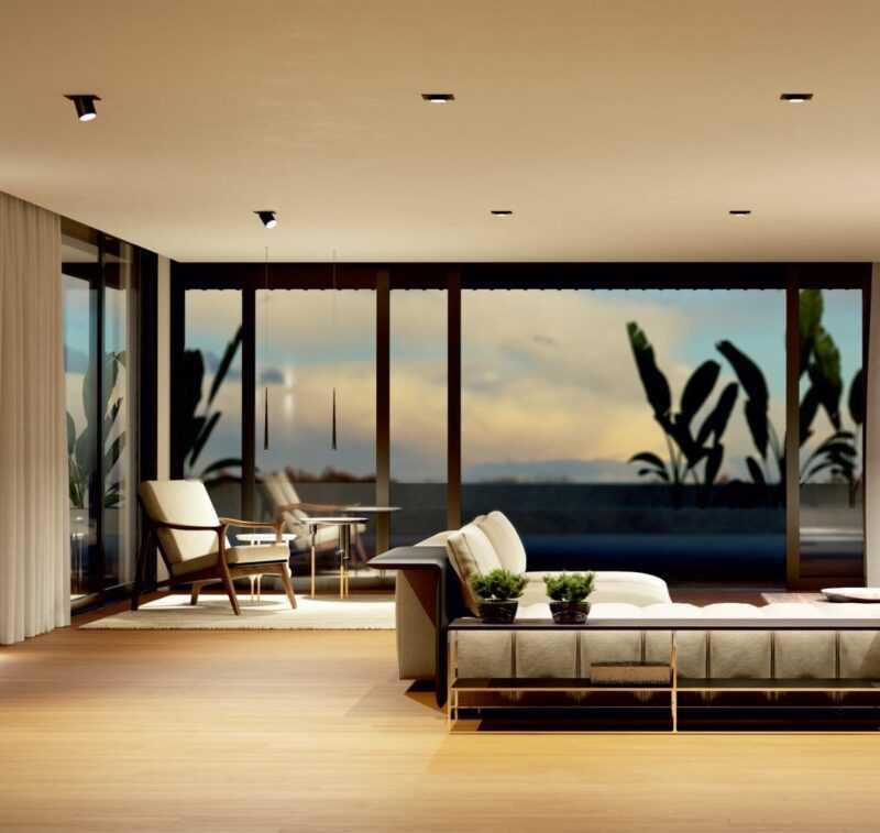 BENEITO FARETTO INCASSO LED OXO QUADRATO 12W TRICOLOR NERO - immagine 2