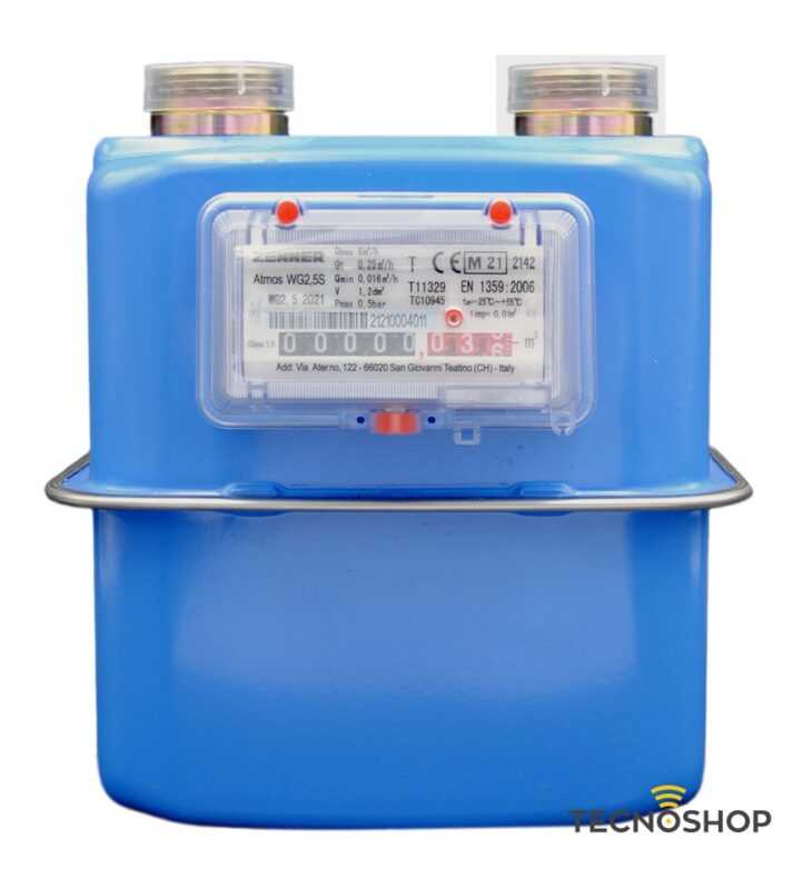 CONTATORE VOLUMETRICO PER GAS GPL-METANO 6M3/H