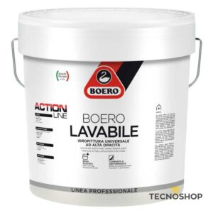 BOERO LAVABILE IDROPITTURA UNIVERSALE AD ALTA OPACITA' DA 5 LT