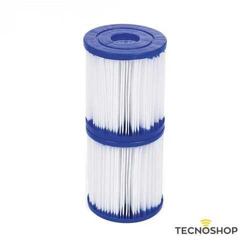 BESTWAY KIT 2 PZ CARTUCCE PER FILTRO PISCINA 1249 LT/H