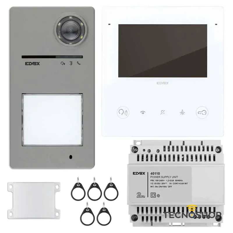 VIMAR KIT VIDEOCITOFONO K40515.R MONOFAMILIARE WIFI VIVAVOCE - immagine 2